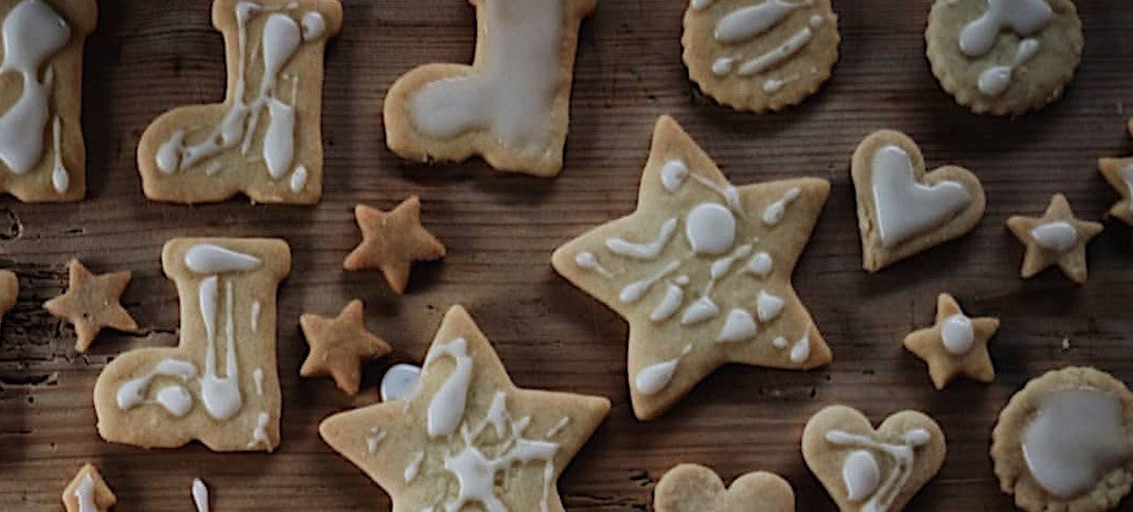 Weihnachtliches Buttergebäck